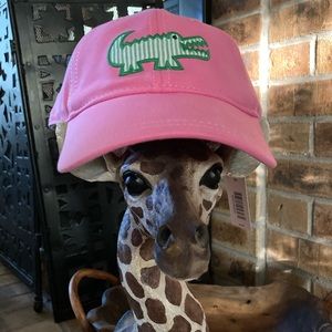 NWT Super Fun Pink Hat w Crocodile